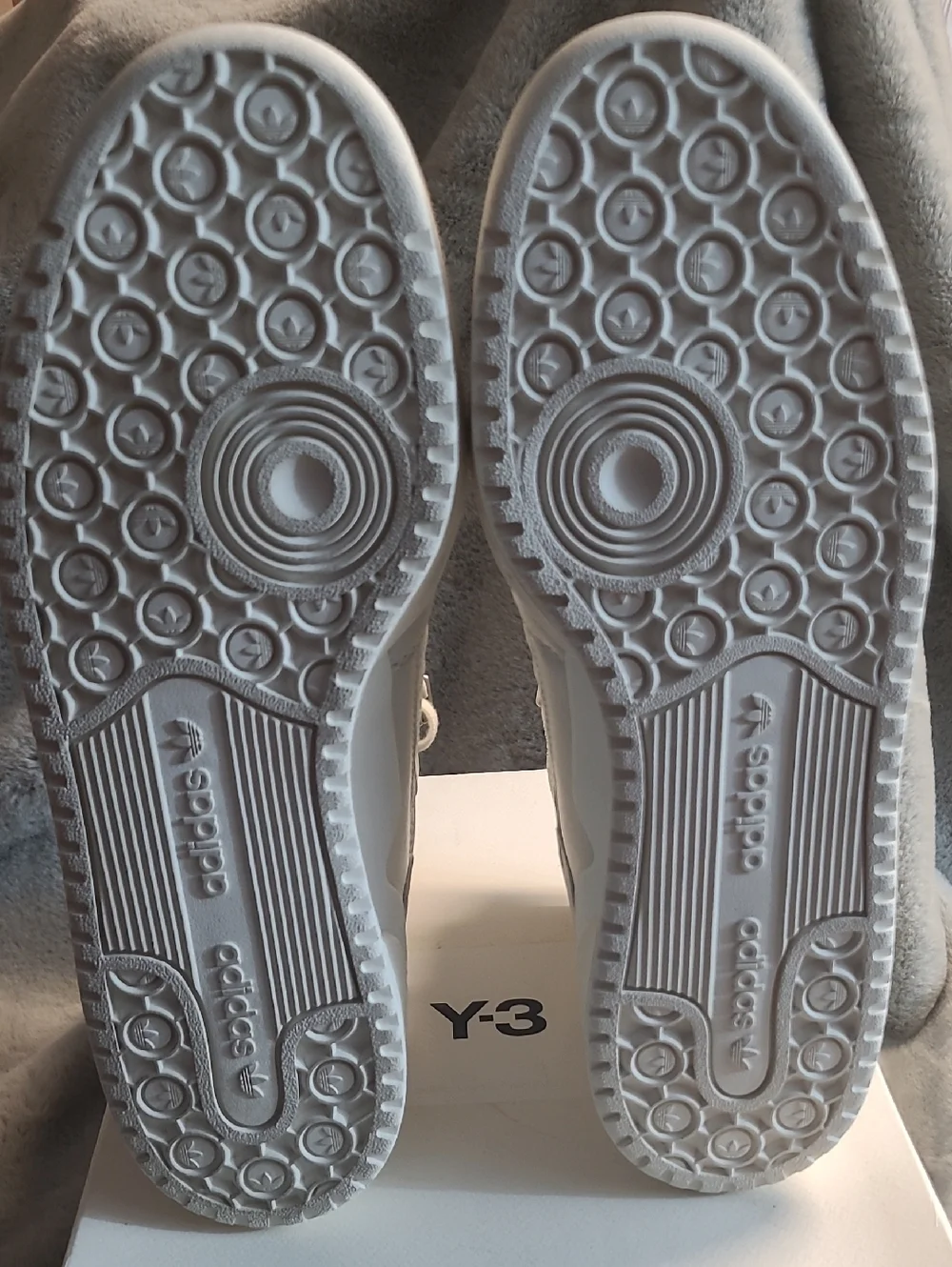 Y-3 Adidas Forum Hi OG Nondye White Mens 11.5 - Picture 5 of 10